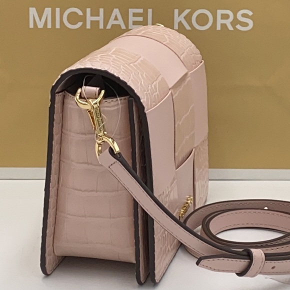 MICHAEL KORS MERCER SM CLUTCH XBODY POWDER BLUSH - Picture 5 of 16